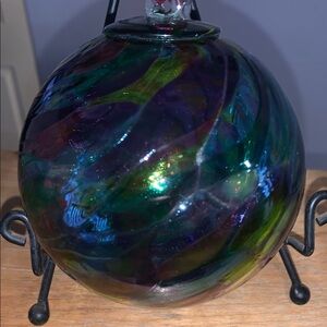 Multicolor Glass Art Sphere